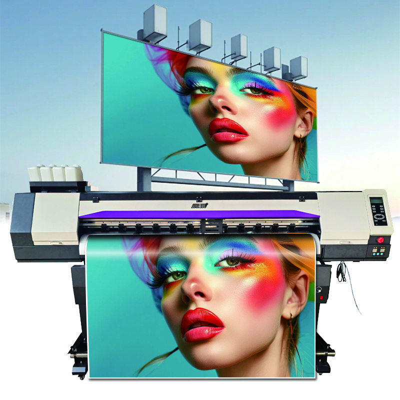 Commercial Vinyl Printing Machine - Impresora Eco Solvente Santos 1.6M para