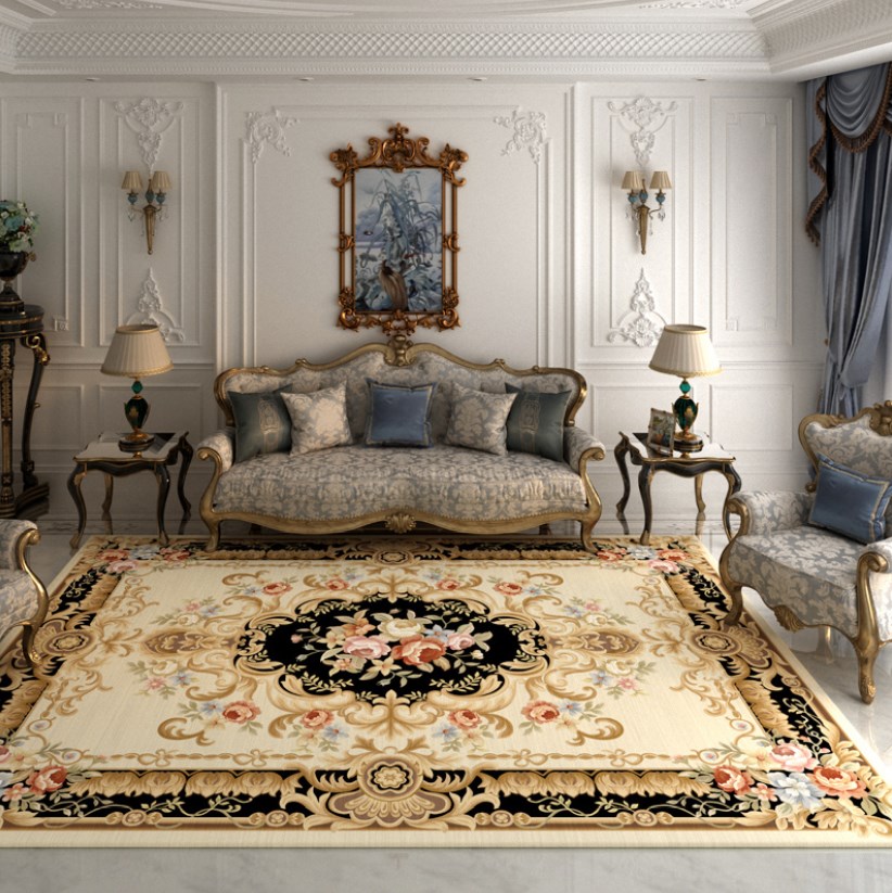 Commercial Fabric Printing - Alfombras persas con estampado floral para