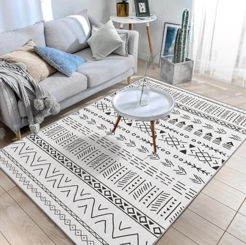 Alfombra lavable de estilo boh - Commercial Fabric Printing reseña y precio