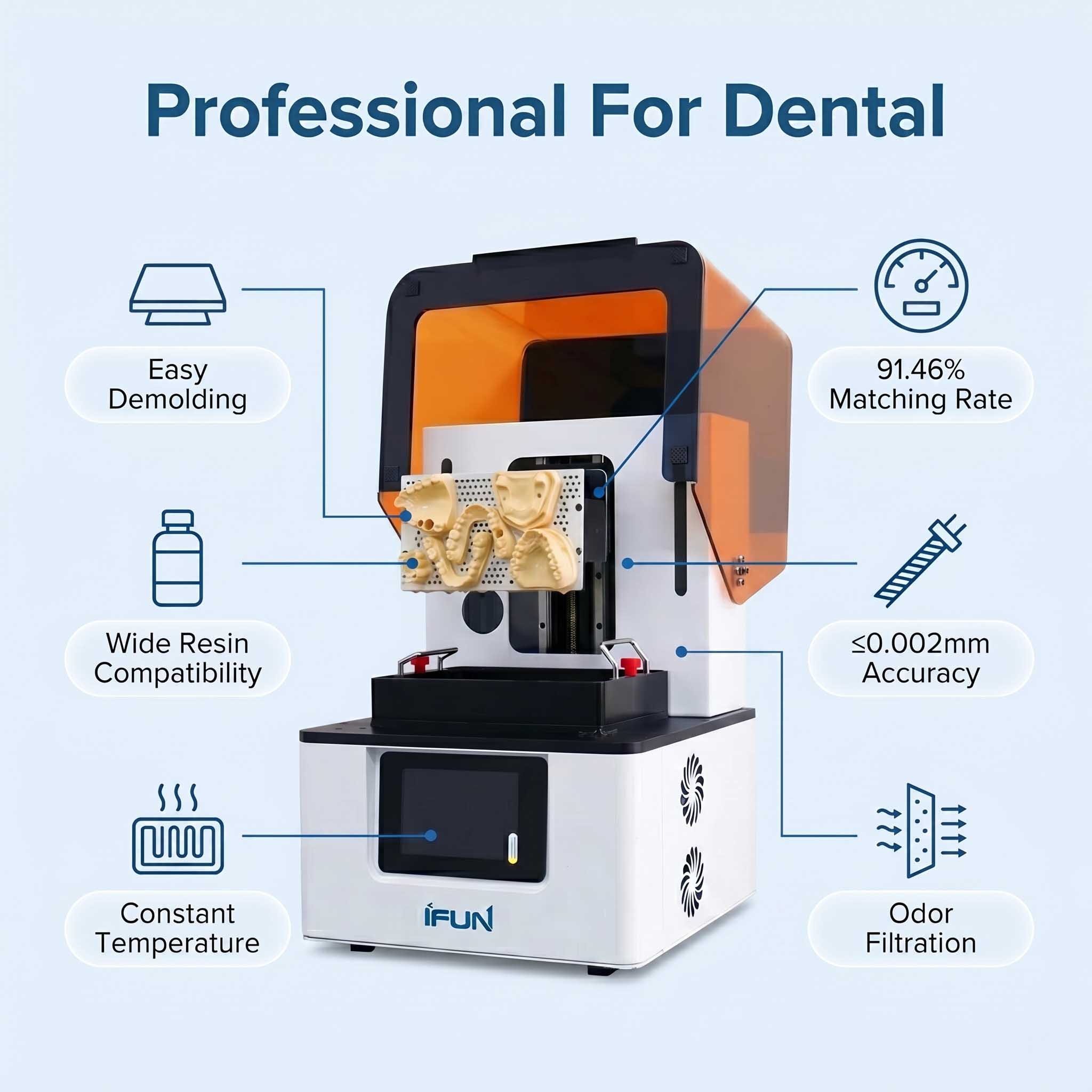 Impresora 3D Dental de Grado P - Commercial Resin Printing reseña y precio