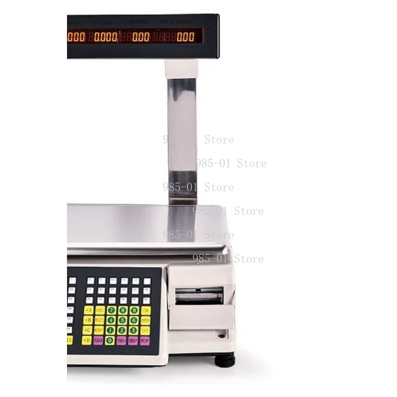 Báscula Electrónica con Impres - Commercial Label Printing Machine reseña y precio
