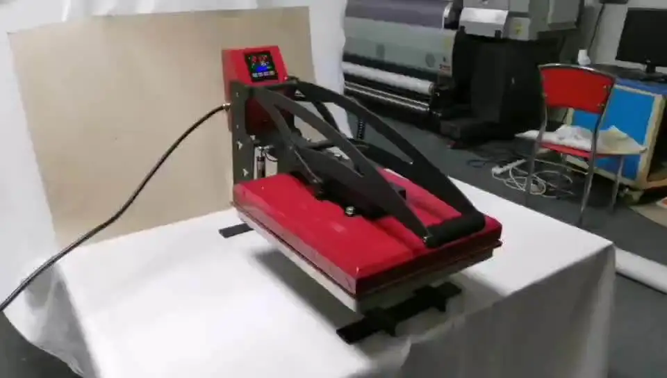 Máquina de prensa térmica manu - Commercial Fabric Printing reseña y precio