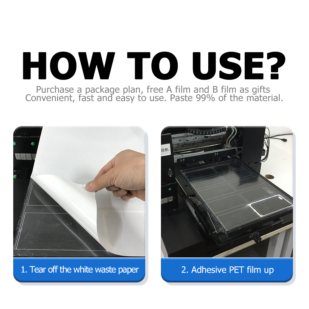 Película transparente en blanc - Uv Flatbed Printer reseña y precio